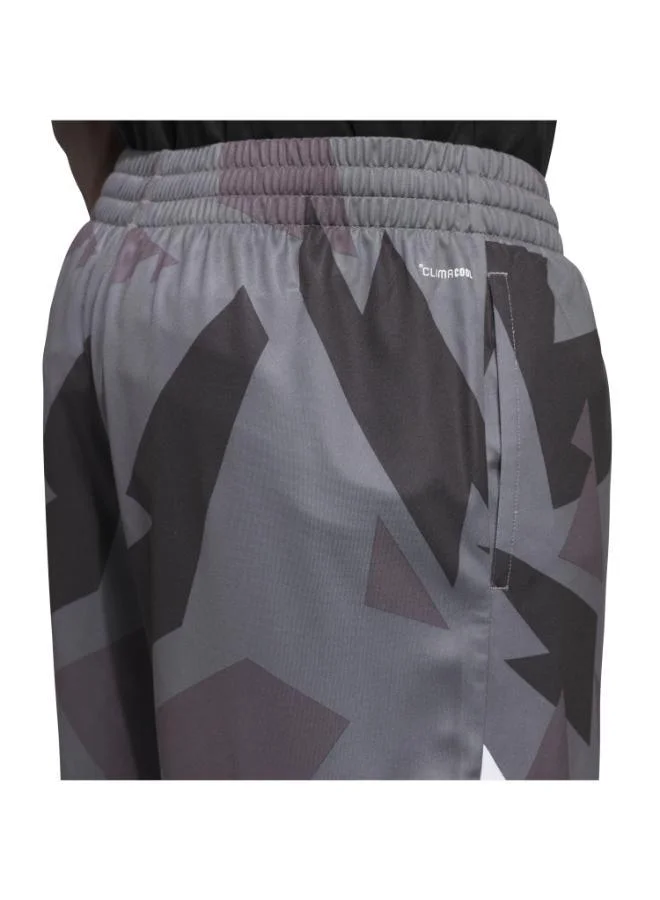 Adidas  ADIDAS BASKETBALL 3-STRIPES AOP SHORT for Men | Best Price UAE